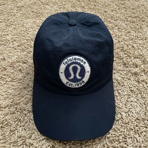 Lululemon Baller Hat Cap Navy Blue Womens Patch Adjustable One Size W9EV4S